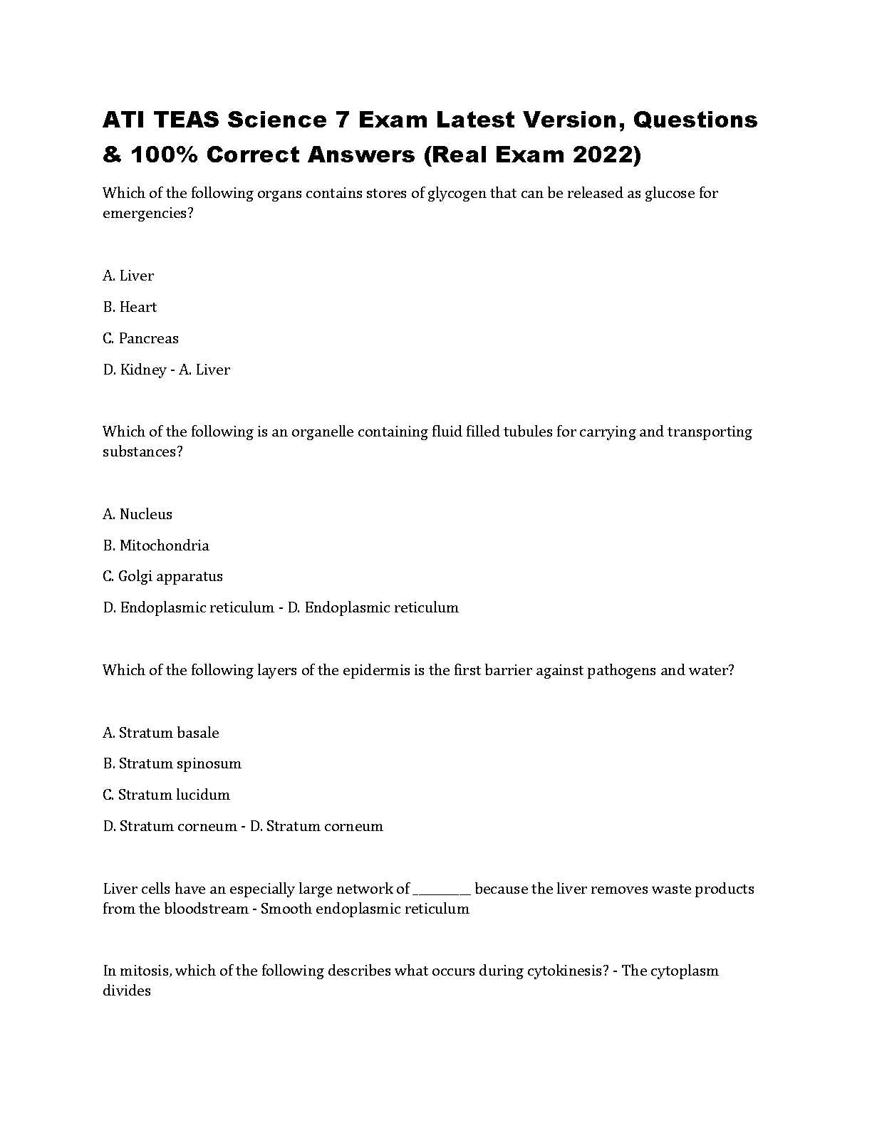 100 pics science answers