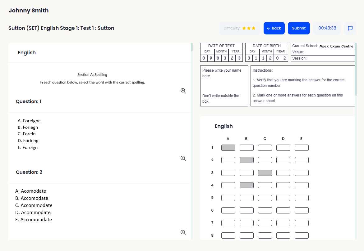 11 plus exam papers with answers