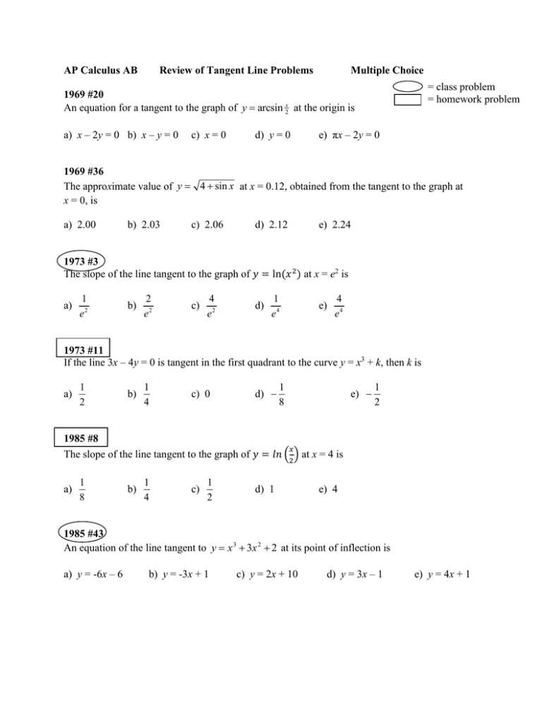 1985 ap calculus ab multiple choice answers