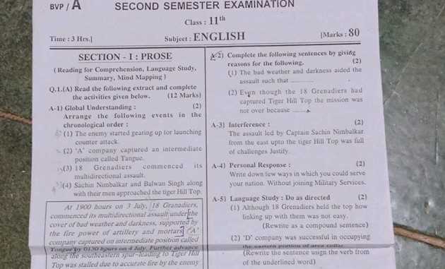 english 3 semester 2 exam answers