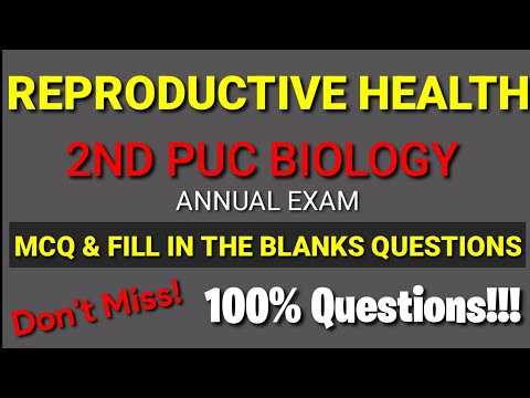 reproductive health exam questions and answers