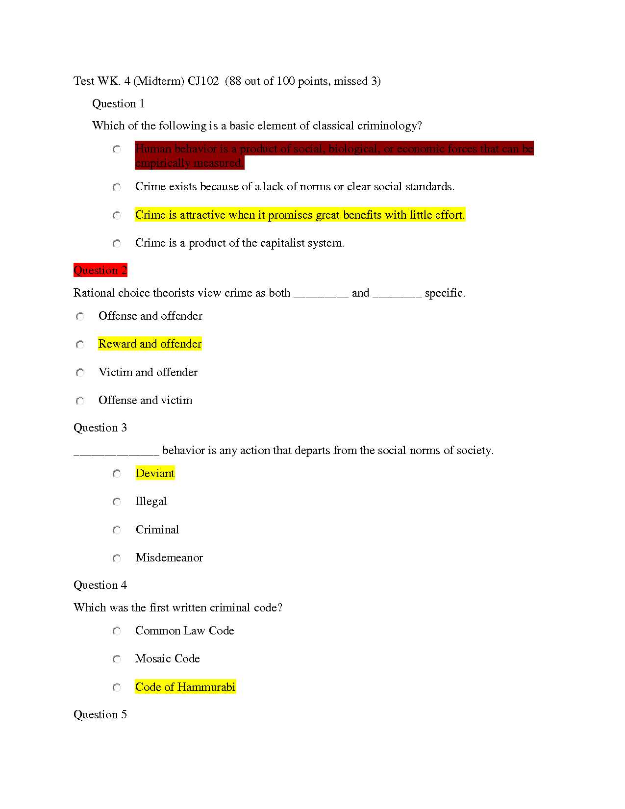 business law midterm exam answers