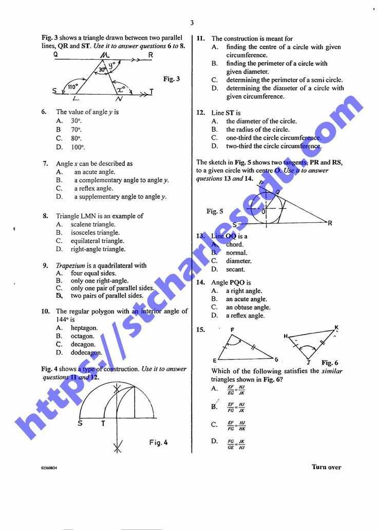 technical drawing exam questions and answers