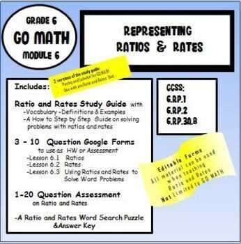 go math lesson 6.1 answers