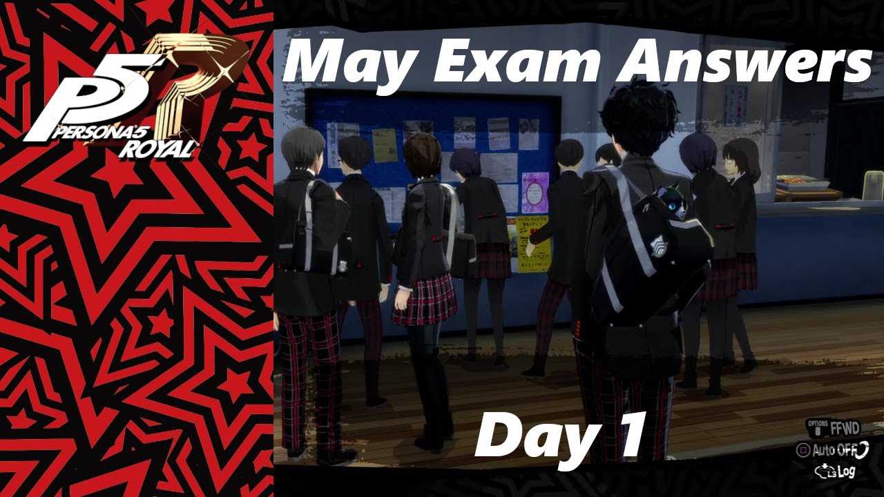 final exam answers persona 5