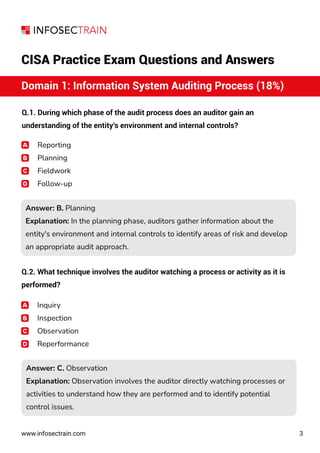 cisa exam questions and answers