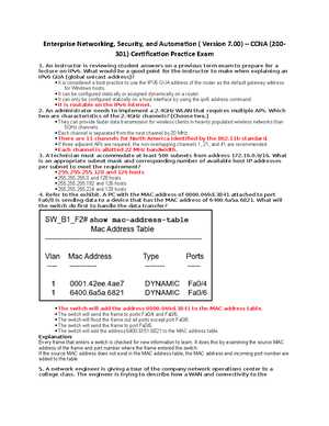 ensa final exam answers