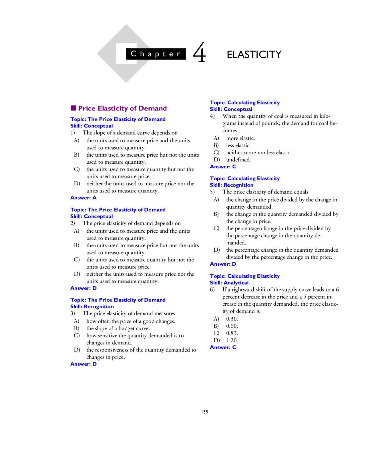 chapter 4 demand test answers