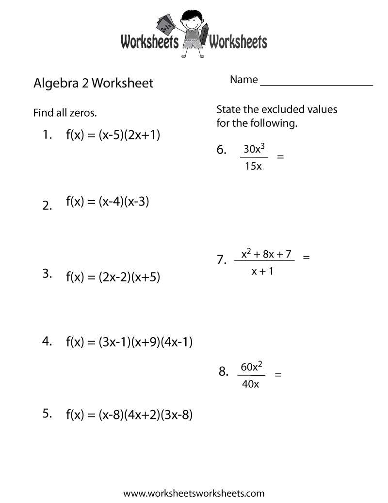 algebra 2 extra practice answers