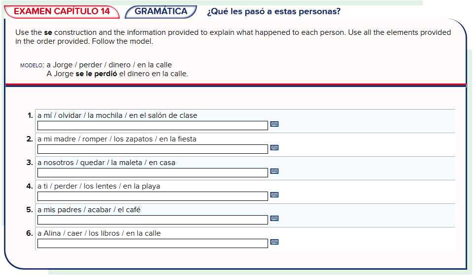 examen del capitulo 6b answers