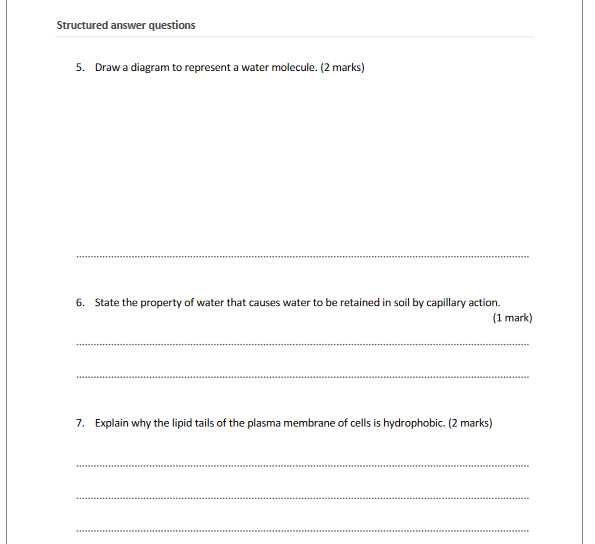 practice exam style questions. chemistry for the ib answers