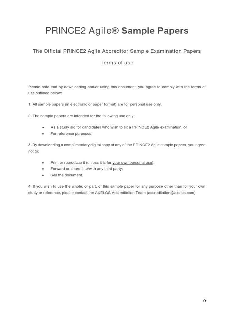 prince2 agile practitioner exam questions and answers