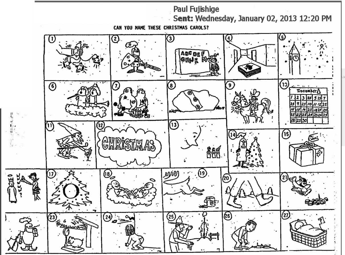 christmas songs worksheet answers