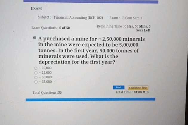 financial accounting exam 2 answers