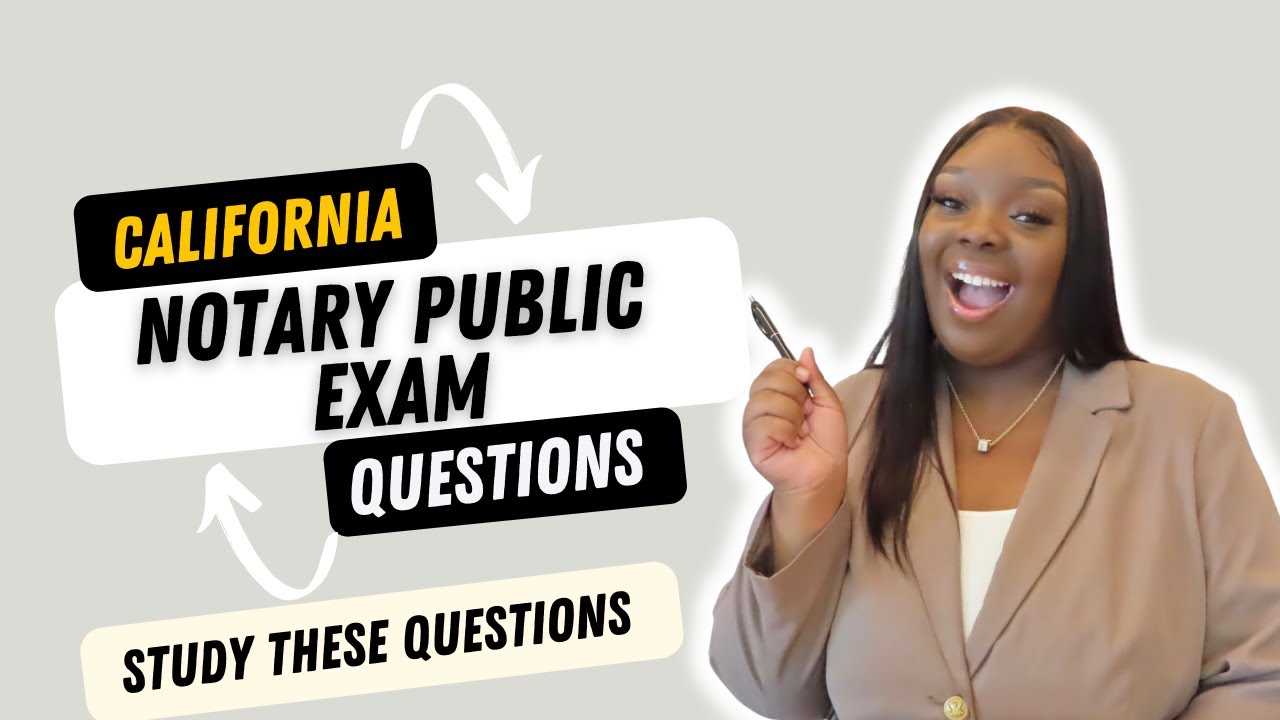 california notary public exam 200 sample questions and answers