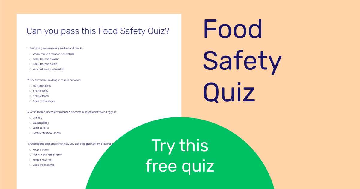 food protection course questions and answers