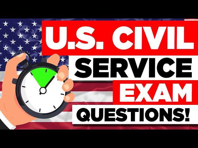 civil service exam questions and answers