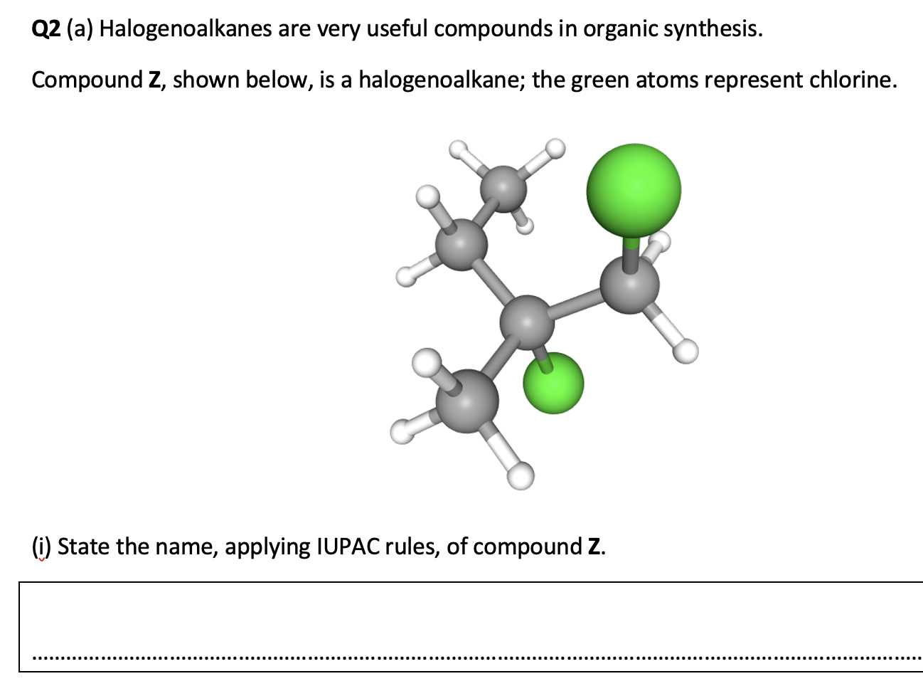 practice exam style questions. chemistry for the ib answers