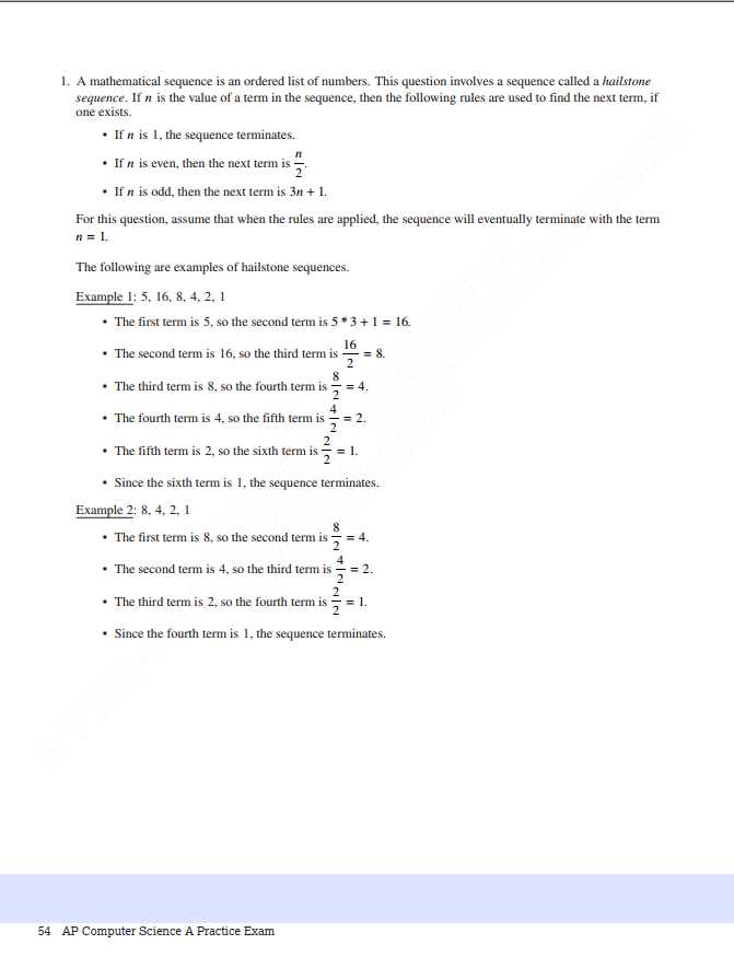 ap computer science a exam 2025 sample questions answers