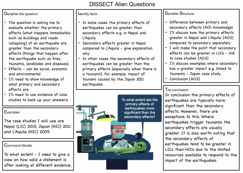 geography exam answers