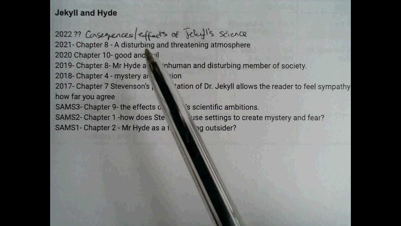 dr jekyll and mr hyde study questions answers