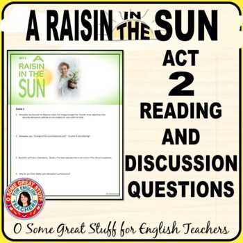 a raisin in the sun act 2 questions and answers