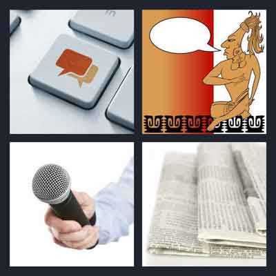 4 pics 1 word 7 letters newspaper