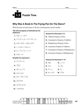 5.2 puzzle time answer key