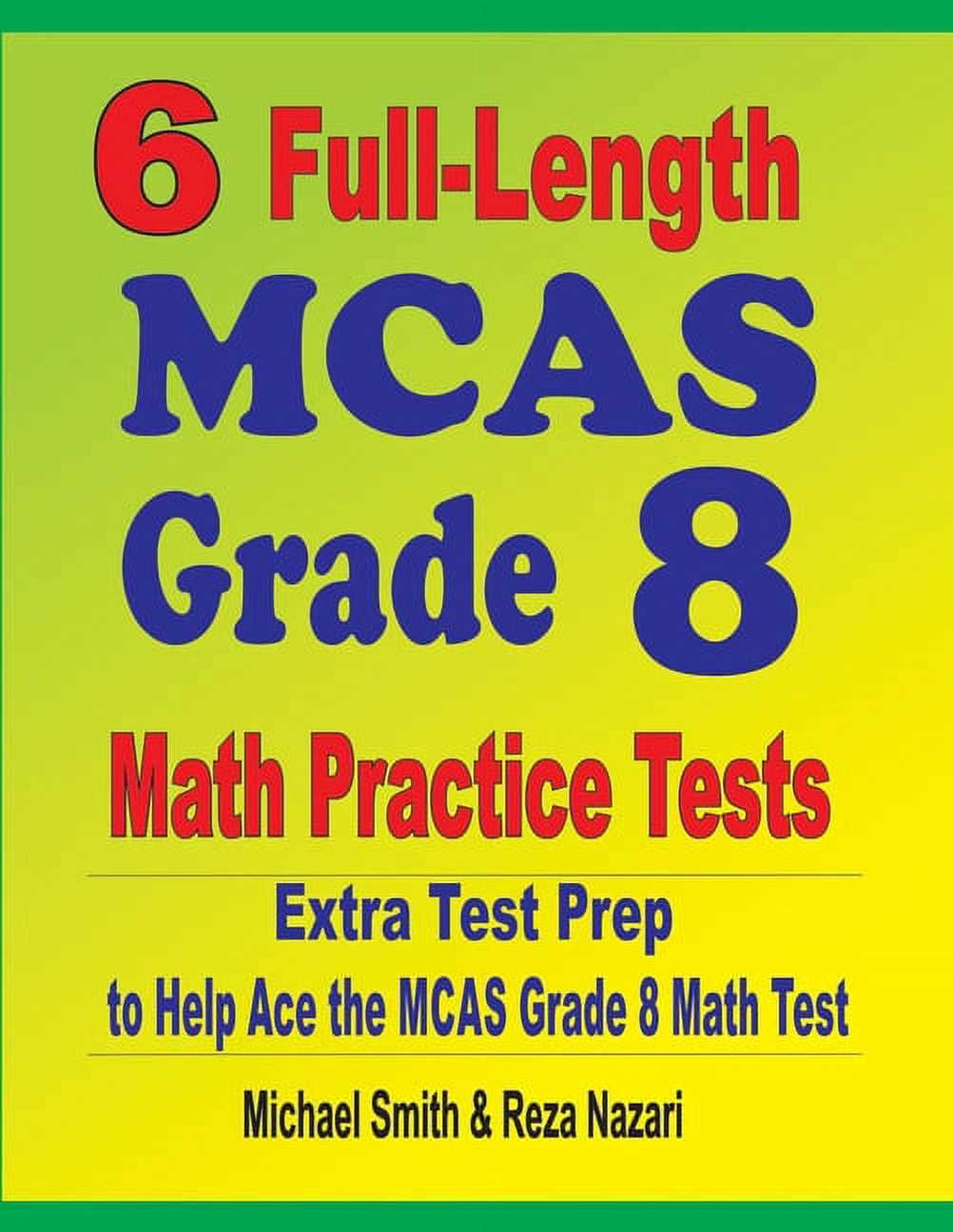 8th grade math practice test with answer key