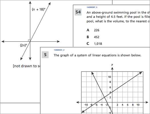 8th grade math practice test with answer key