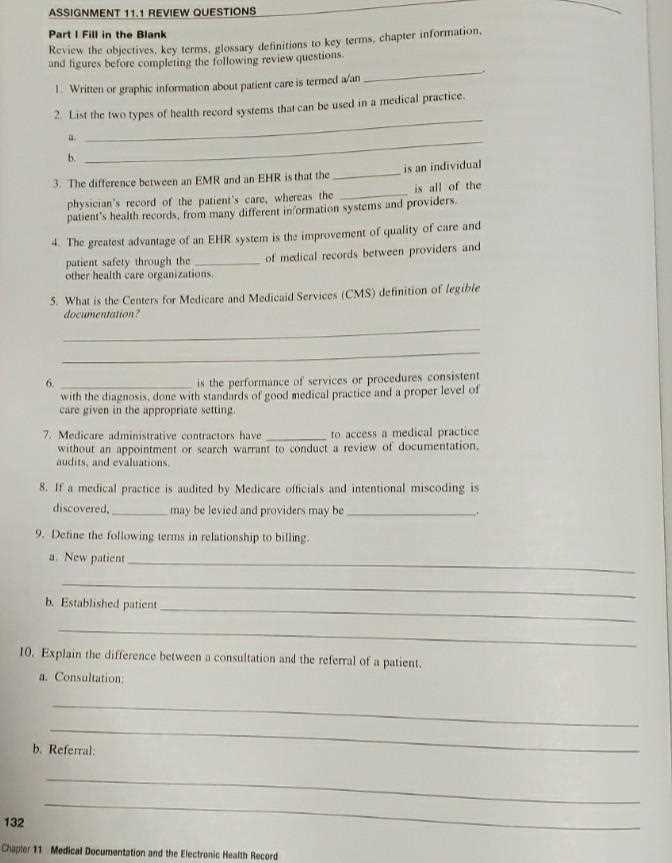 aapc chapter 11 review exam answers