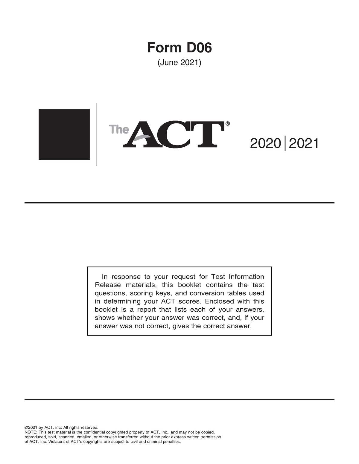 act form 0661c answers