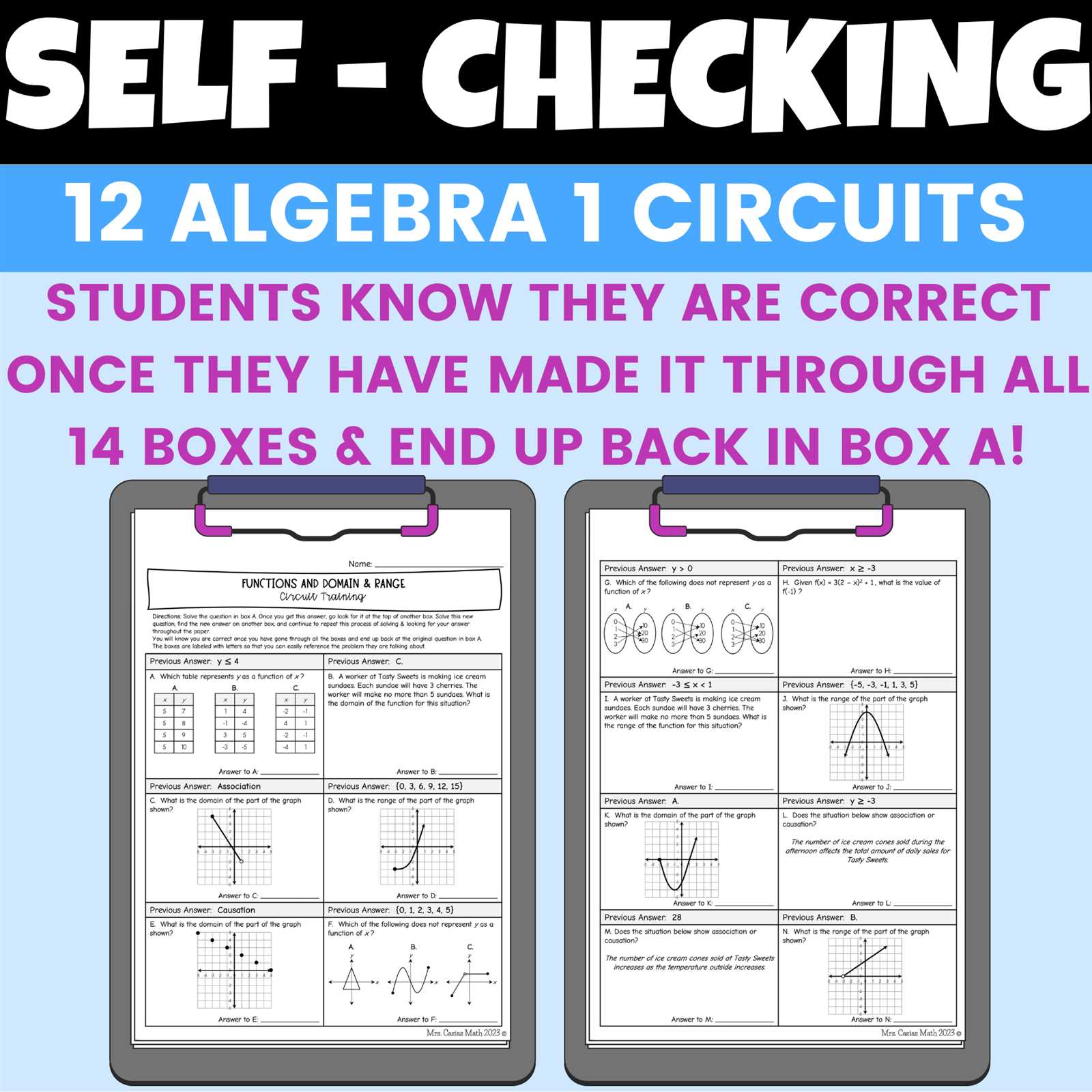 algebra 1 review packet answers