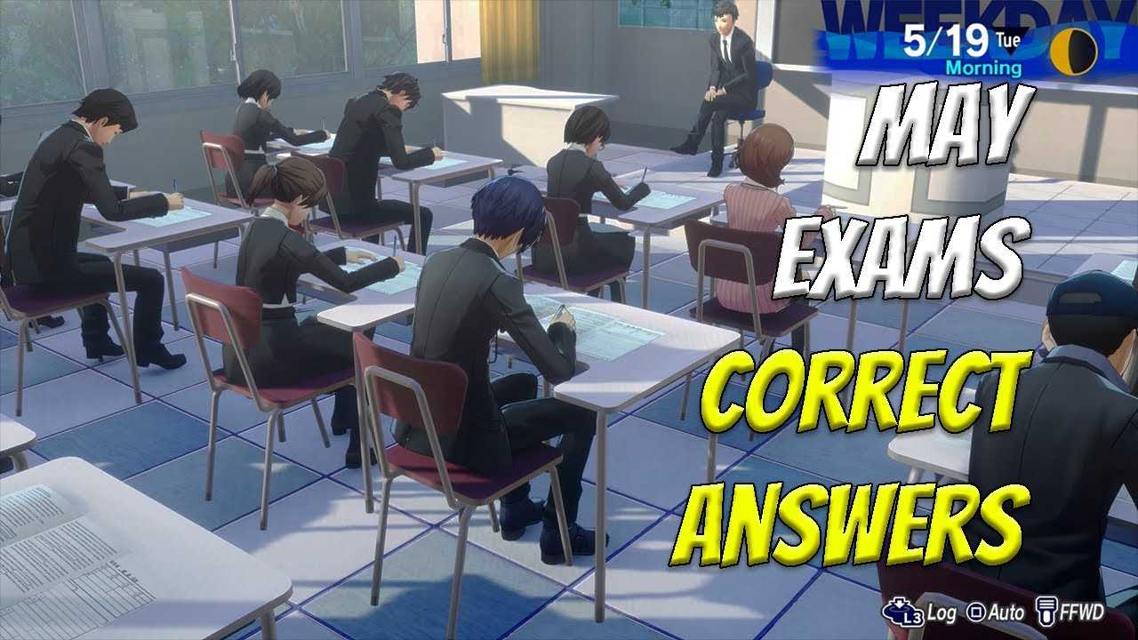 all exam answers persona 3 reload