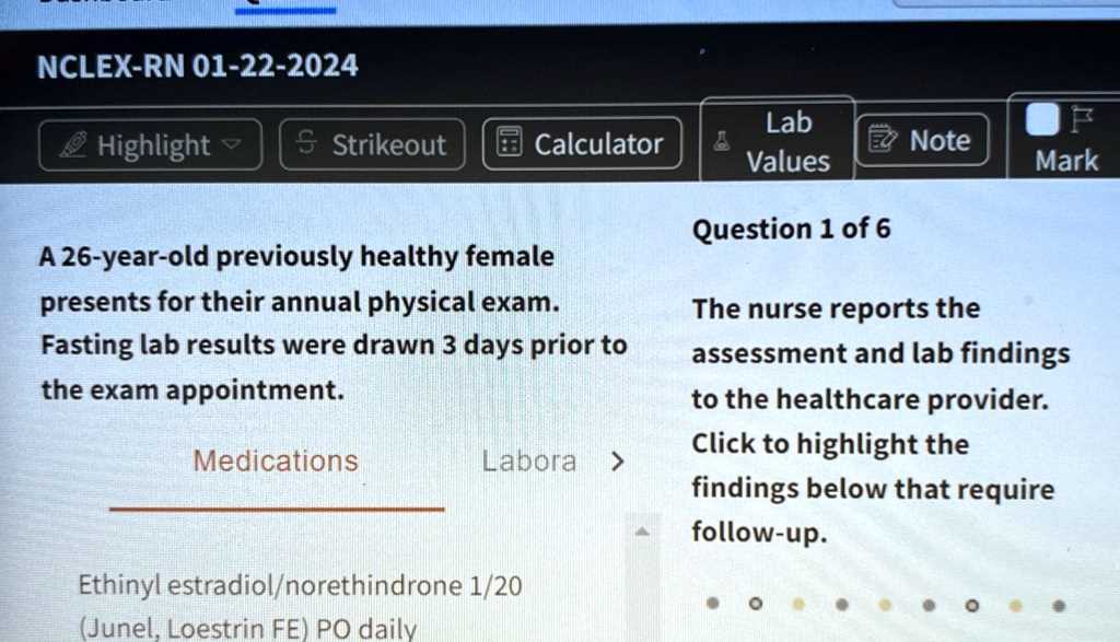 annual physical exam fasting