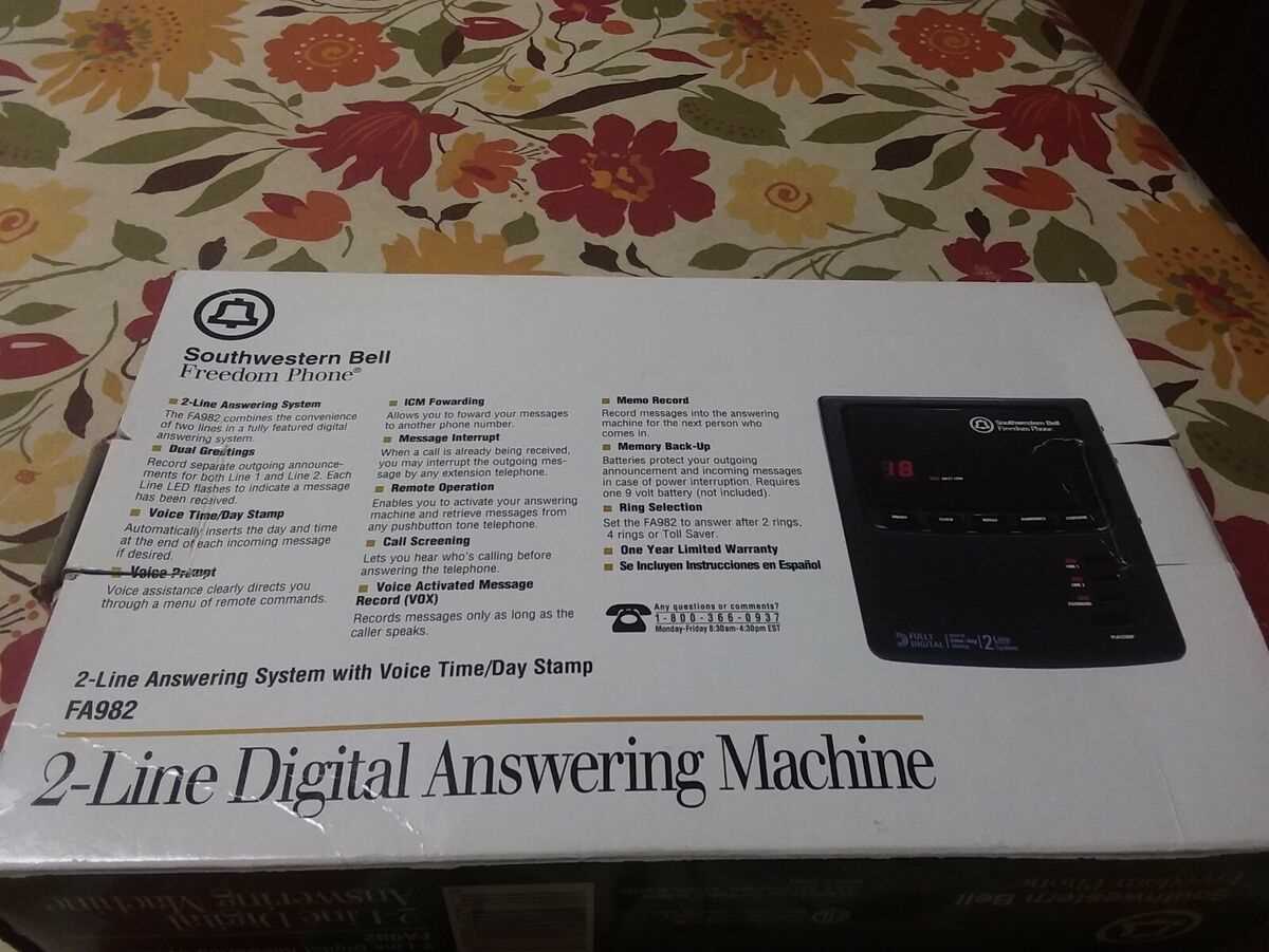 answering machine with multiple greetings