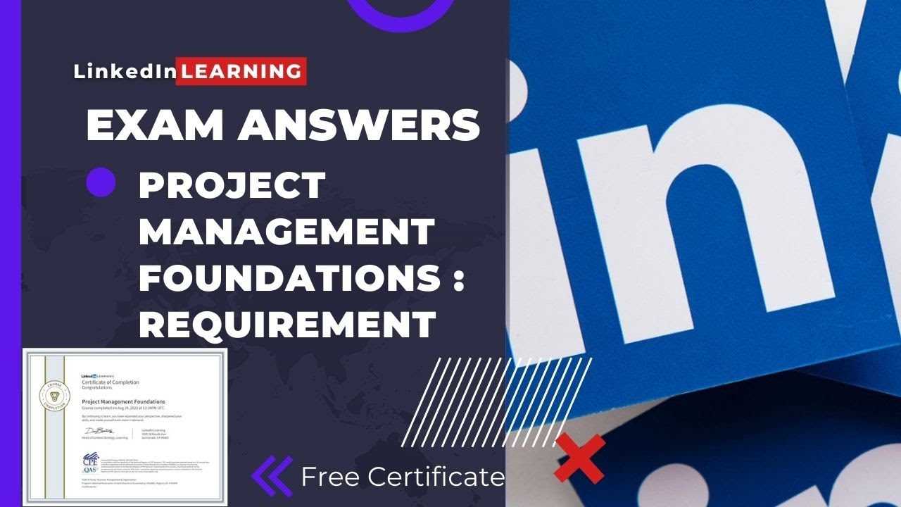 answers to linkedin learning exam