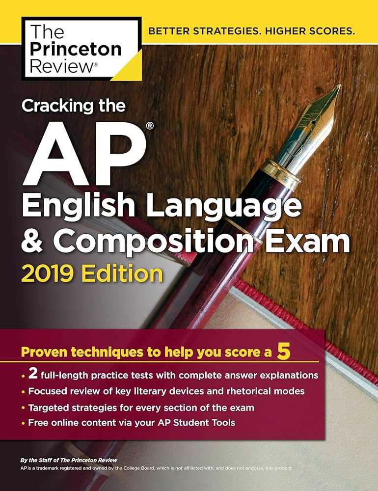 ap english language and composition exam answer key