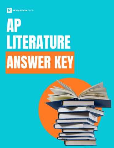 ap english literature and composition practice exam answer key