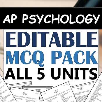 ap psychology exam 2025 multiple choice answers