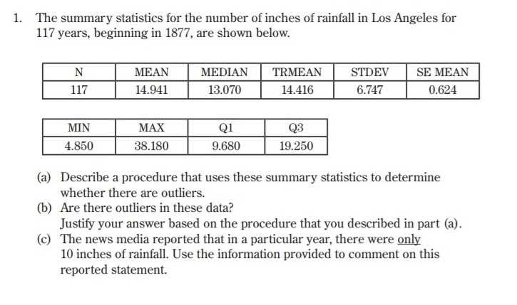 ap statistics 2009 free response answers