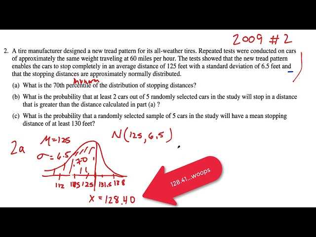 ap statistics 2009 free response answers