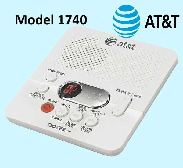 at&t 1740 digital answering system review