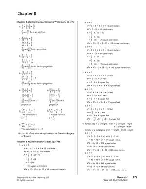 big ideas learning geometry resources by chapter answers