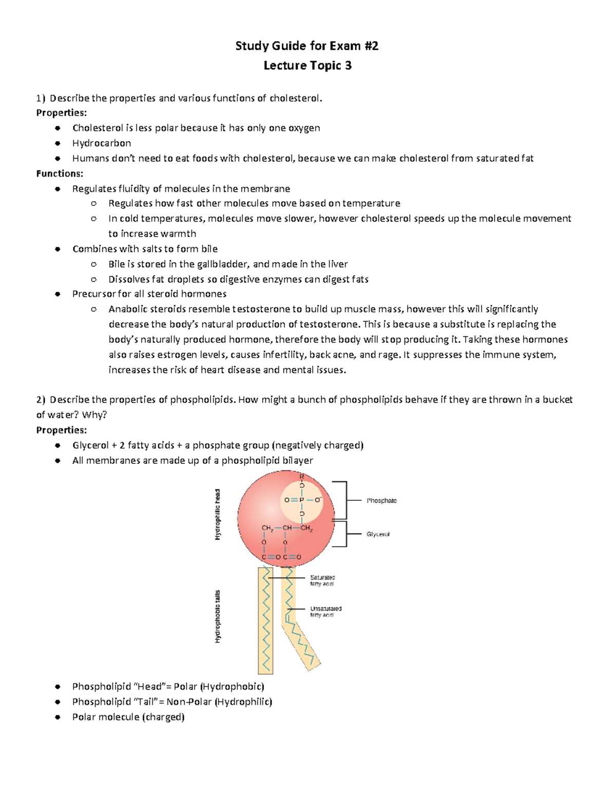 biology 100 exam 2