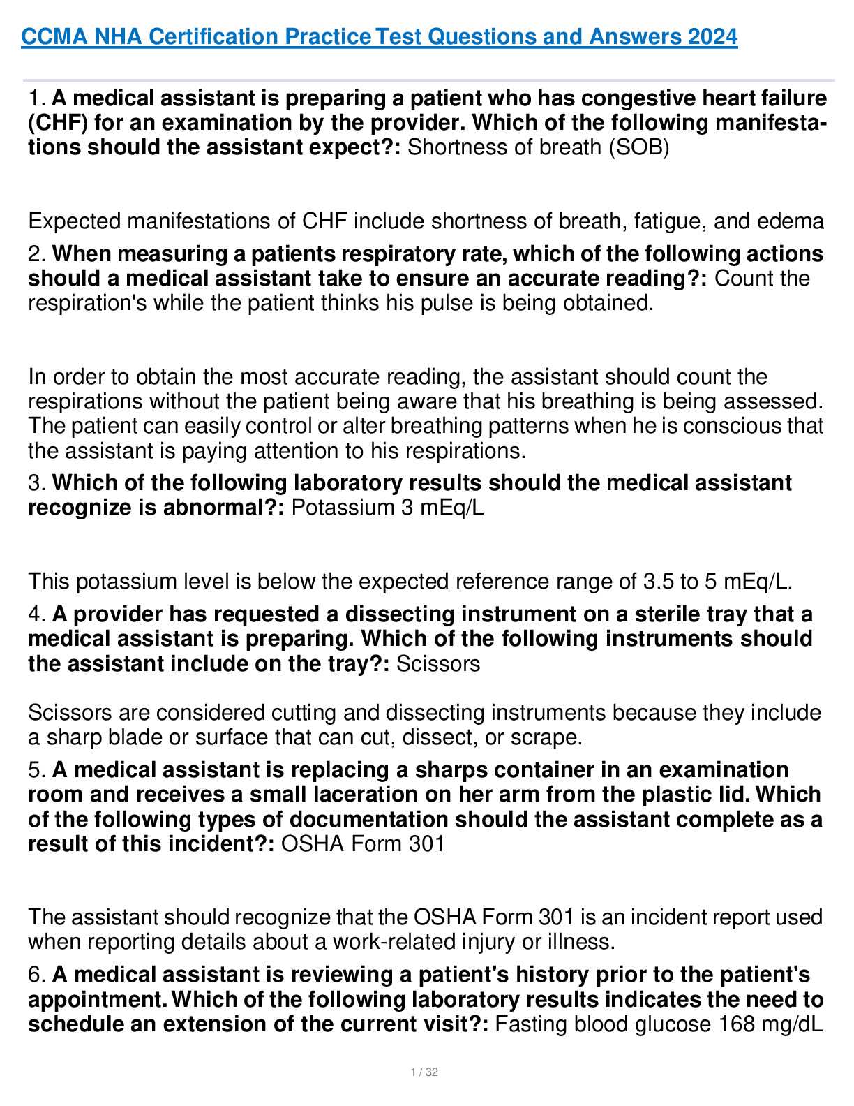 ccma exam practice test