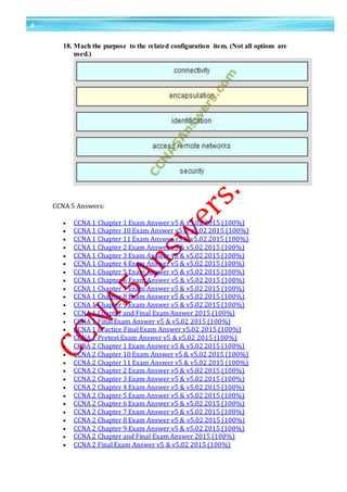 ccna 3 chapter 2 exam answers