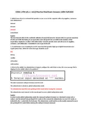 ccna1 practice final exam