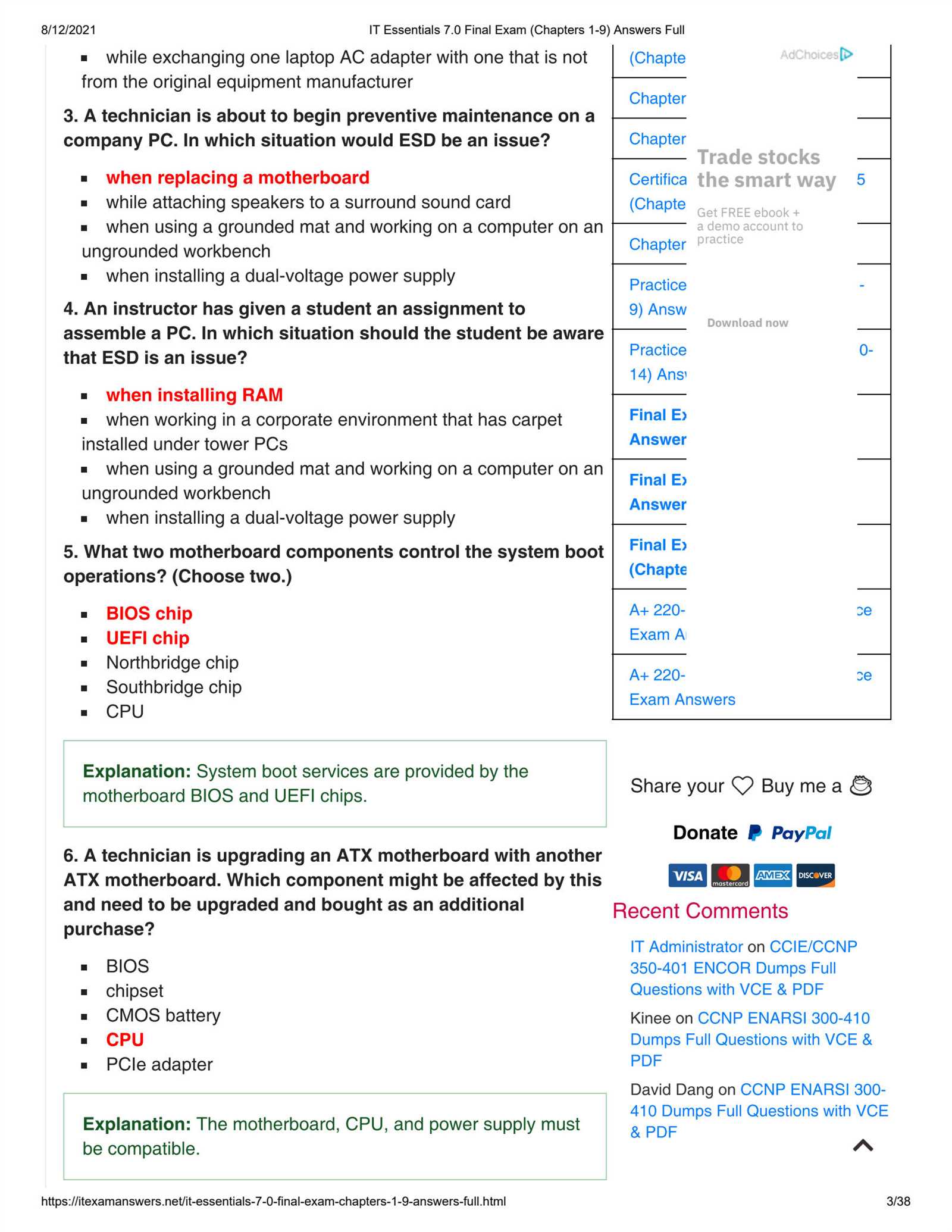 chapter 9 it essentials exam answers