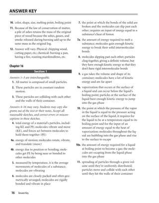 chemistry semester 1 exam review answers